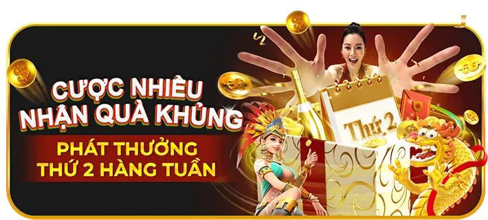 Thưởng nạp tiền và hoàn trả cao cấp cho VIP